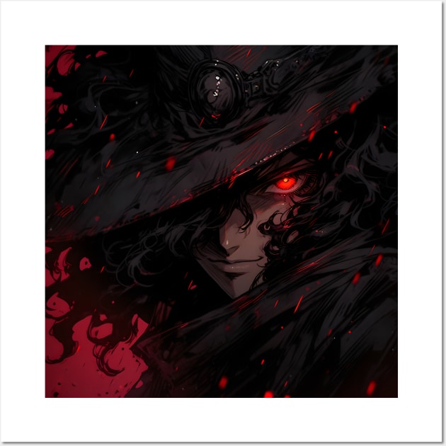 Hunters of the Dark: Explore the Supernatural World with Vampire Hunter D. Illustrations: Bloodlust Wall Art by insaneLEDP